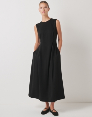 Tailored Stretch Jersey Layering Dress