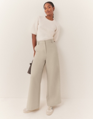 Tailored Wide Leg Trousers