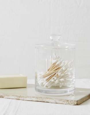 Tall Glass Storage Jar