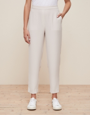 Tapered-Leg Voyager Trousers | Trousers & Leggings | The White Company UK
