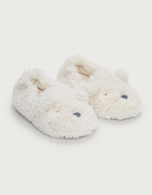 White company best sale baby slippers