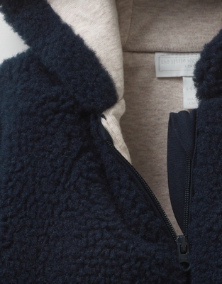 Teddy Fleece Romper (0–2yrs)
