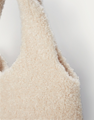 Teddy Tote Bag - Cream