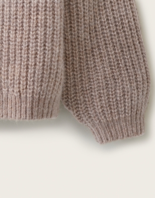 Tencel Wool Alpaca Chunky Cardigan (0–4yrs)