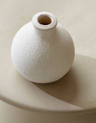 Textured Ceramic Bud Vase