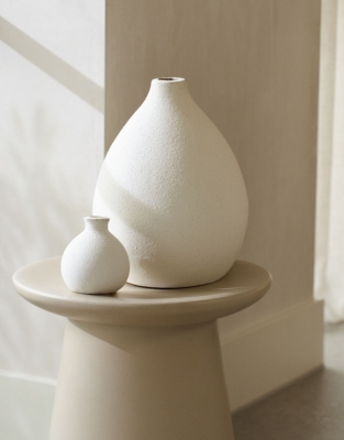 Textured Ceramic Bud Vase