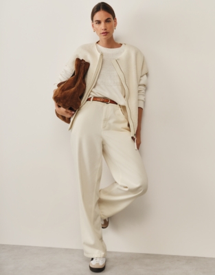 Textured Fair Isle Jumper with Cashmere