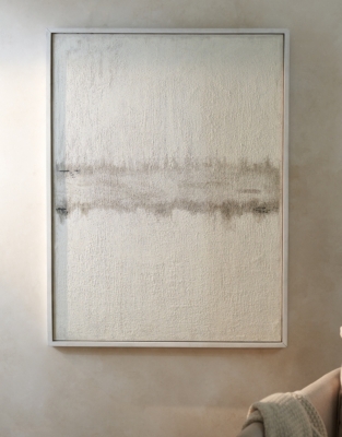 Textured Hand-Painted Wall Art – Large