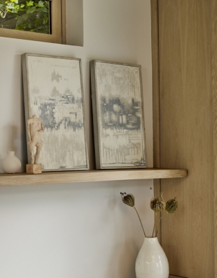 Textured Hand-Painted Wall Arts – Set of 2