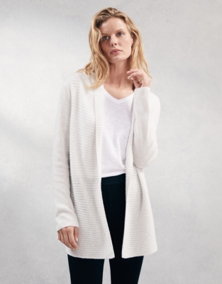 White company shop grey cardigan