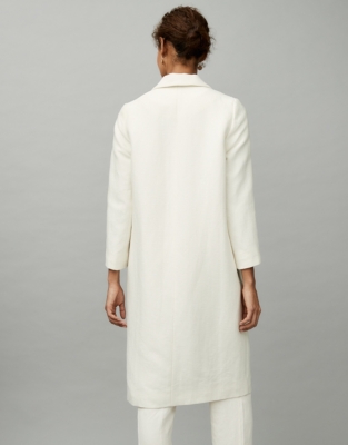Textured Ivory Jacket Clothing Sale The White Company UK