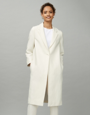 Textured Ivory Jacket | Clothing Sale | The White Company UK