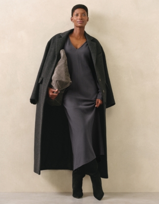 Textured Jersey Batwing Dress