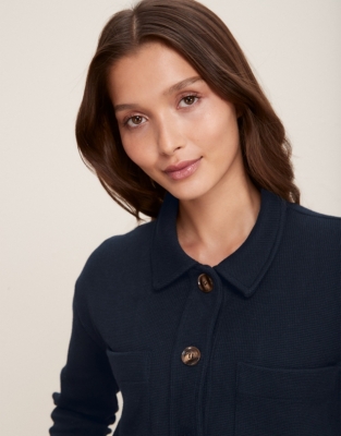 Textured Jersey Jacket Clothing Sale The White Company UK