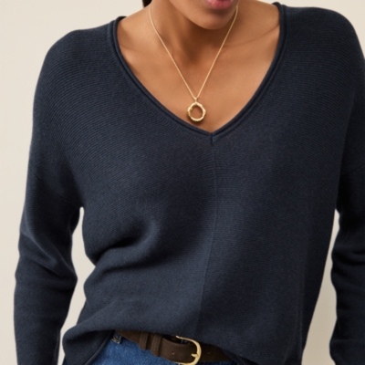 Textured Stitch Jumper with Cashmere