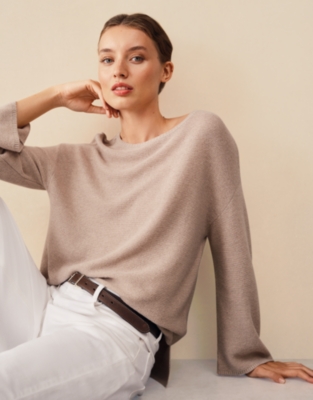 Textured Stitch Jumper with Cashmere