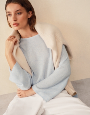 Textured Stitch Jumper with Cashmere