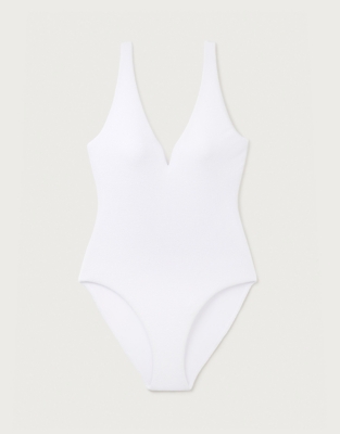 Textured Sweetheart Swimsuit