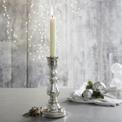 Mercury Dinner Candle Holder The White Company UK