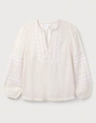 The Marrakesh Embroidered-Cotton Boho Blouse | Clothing Sale | The ...