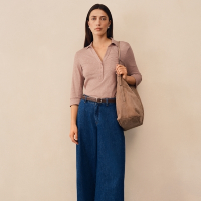 The Perfect Organic Cotton Rib Side Shirt