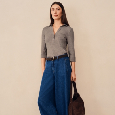 The Perfect Organic Cotton Rib Side Shirt