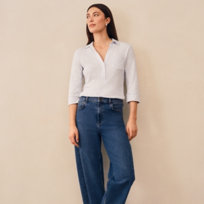The Perfect Organic Cotton Rib Side Shirt