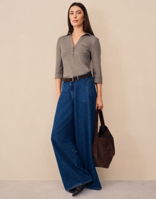 The Perfect Organic Cotton Rib Side Shirt