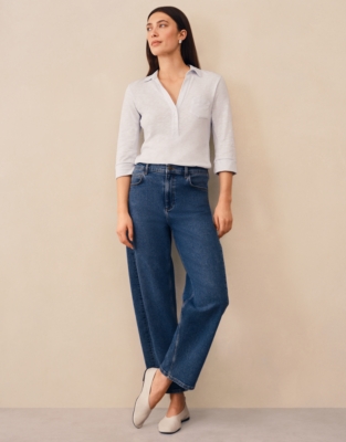 The Perfect Organic Cotton Rib Side Shirt