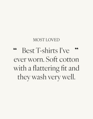 The Perfect Organic Cotton Slub V-Neck T-Shirt - White