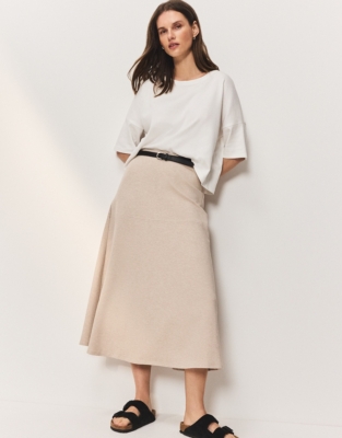 The Ultimate Organic Cotton Cropped Crew Neck T-shirt