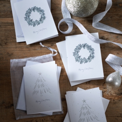 The White Company Christmas Cards Set of 12 Christmas Cards The