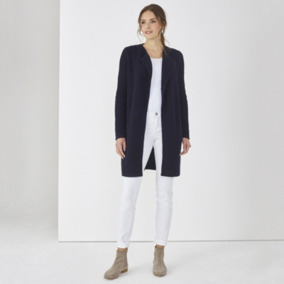 white company cardigan