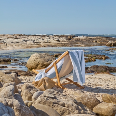 Tide Stripe Beach Towel