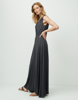 Tie-Front Jersey Maxi Dress | Clothing Sale | The White Company UK