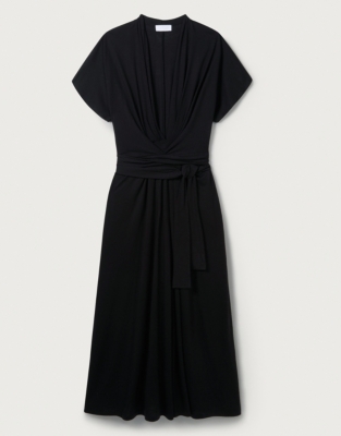 Tie Front Wrap Maxi Dress | All Clothing Sale | The White Company US