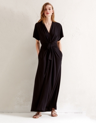 Tie Front Wrap Maxi Dress | Clothing Sale | The White Company UK