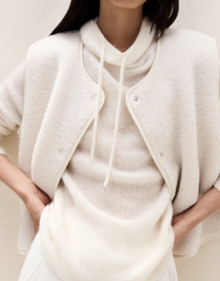 Tie Roll Neck Jumper with Alpaca