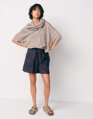 Tie Waist Detail Shorts