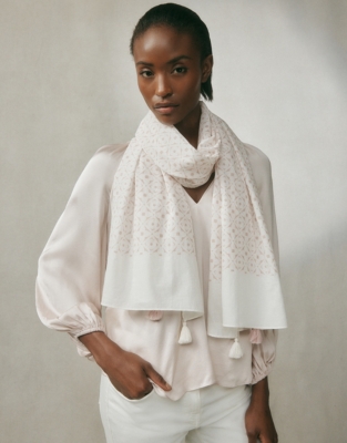 Wholesale white cotton clearance scarves