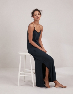 Tiny Lace Trim Maxi Nightie Nightwear Robes Sale The White