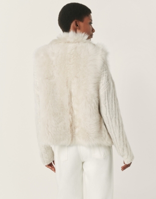 Toscana Sheepskin Gilet - Ivory