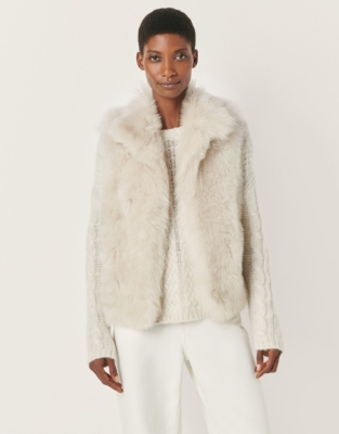 Toscana Sheepskin Gilet - Ivory