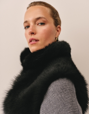 Toscana Sheepskin Gilet - Black