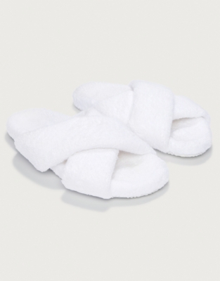 White towelling slippers new arrivals