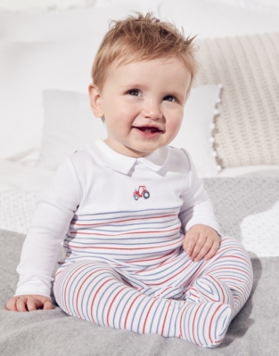 White company baby boy pyjamas hot sale