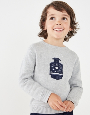 Train Jumper (16yrs) Baby & Children's Sale The White Company UK