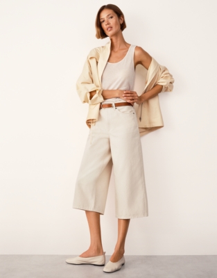 Transparent Knit Vest with Viscose