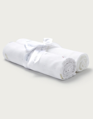 Transport Print Muslins Set of 2 View All Baby The White Company US