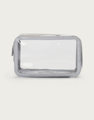 White company toiletry discount bag